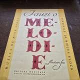 I-auzi o melodie - muzica Misu Iancu, versuri Mircea Block, partitura