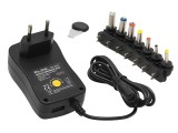 Sursa de alimentare, Blow, 7 conectori, Protectie supratensiune, 100-240 V, 30 W, Negru
