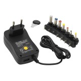 Sursa de alimentare, Blow, 7 conectori, Protectie supratensiune, 100-240 V, 30 W, Negru