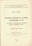 C9751N Trăilă Spăriosu, Lectura literară la clasele elementare (I-IV) ... rezumat teza doctorat 1977 + invitație semnată olograf George Ciucu