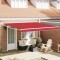 vidaXL Cortina Retractabilă Roșu 400 &times; 300 cm Poliester 3330696