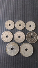 MONEDE LOT 5 BANI 1905,1906J,1906,10 BANI 1905,1906,1906J,20 BANI 1906,1906J foto