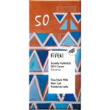 Ciocolata Bio Vivani 50% Cacao cu Lapte Integral si Zahar din Flori de Cocos, 80g