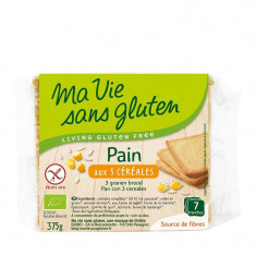 Paine Bio cu 3 Cereale Feliata Fara Gluten Ma Vie Sans Gluten 375gr