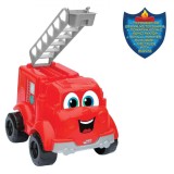 Set Vehicul Pompieri Dede, 30 Piese, Multicolor, Plastic, 3+ Ani