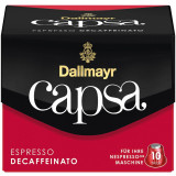 Capsule Cafea Dallmayr Capsa Espresso Decaffeinato, compatibil Nespresso, 10 capsule, 56 gr.