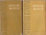 Cumpara ieftin Cronicari Munteni Editie Veche 1961 2 Volume Istorie Literatura Romana Coperti Brosate Stas Brosate 576 528 Pag