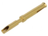 Pin mamă aliaj cupru aurit 28AWG-24AWG 3A pentru lipire