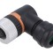 Conector LAPP M12 mufă 8 pini IP67 unghi 90&deg; pe cablu 30V