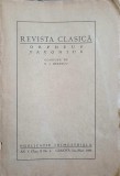 REVISTA CLASICA ORPHEUS FAVONIUS AN V, TOM. I, NO.1-N.I. HERESCU-249865