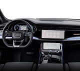 Folie Protectie Navigatie Audi Q8 2023+, Duragon, protectie Display Navigatie si AC, silicon Mat, Anti-zgarieturi, Anti-amprenta, kit instalare