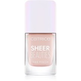 Catrice Sheer Beauties lac de unghii culoare 020 - Roses Are Rosy 10,5 ml