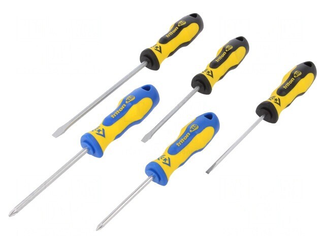 Kit Șurubelnițe Pozidriv și Plate 5 Bucăți
