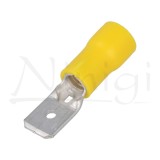 Papuc 6.3mm tata galben izolat