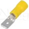 Papuc 6.3mm tata galben izolat