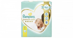 Scutece pentru nou-nascuti Nr.1 pentru 2-5kg Pampers Premium Care 78buc foto