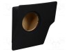 Carcasă difuzor MDF neagră 200mm BASSER