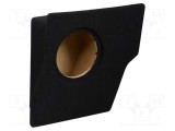 Carcasă difuzor MDF neagră 200mm BASSER