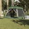 vidaXL Cort de familie pentru 6 persoane, verde, impermeabil 4009566