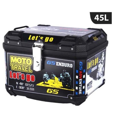 Topcase Atv Scuter 45L Cutie Casca GS foto