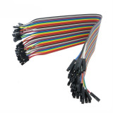 10 cabluri 30cm dupont MAMA-MAMA female Arduino cablu breadboard (c.1973X)