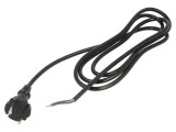Cablu de Alimentare 2x1mm2 2m Negru 230V 10A
