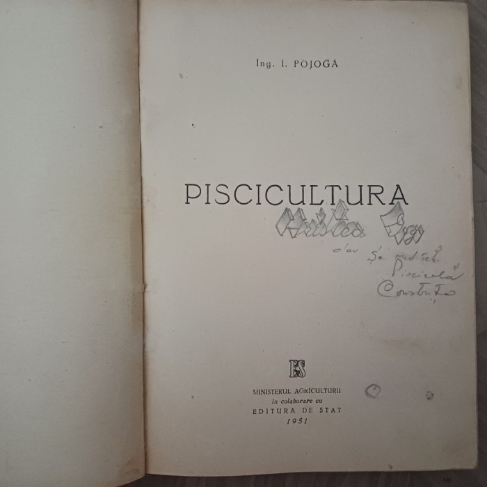 PISCICULTURA-I.POJOGA-1951 S2.