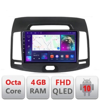 Navigatie HHyundai Elantra 2007-2011 B-2009 Android Ecran QLED octa core 4+64 carplay android auto KIT-2009+EDT-E309V3 CarStore Technology foto