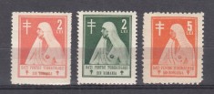 ROMANIA 1928 TIMBRE DE AJUTOR SI ASISTENTA SOCIALA REGINA MARIA DATI PENTRU TUBERCULOSII DIN ROMANIA TIMBRE FISCALE SERIE GUMA ORIGINALA FARA SARNIERA