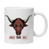 Cana alba personalizata &quot;taur&quot;, INOVATIX&reg;. 330ml