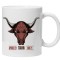 Cana alba personalizata &quot;taur&quot;, INOVATIX&reg;. 330ml