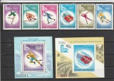 ROMANIA 1979 LP 997 LP 998 LP 999 OLIMPIADA DE IARNA LAKE PLACID SERIE COLITA DANTELATA SI COLITA NEDANTELATA NESTAMPILATE