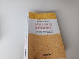 NICOLAE TURCAN, Apologia după sf&acirc;rșitul metafizicii Teologie si fenomenologie la Jean-Luc Marion