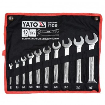 Set chei fixe 6X7-24X27mm, Yato YT-0380, 10 buc, Cr-V foto