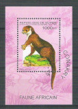 Guinee 1995 Animals, perf. sheet, used AB.092, Stampilat