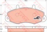 Set placute frana,frana disc FORD TRANSIT bus (E) (1994 - 2000) TRW GDB1084