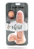 Dildo realist premium cu o densitate dubla Dual Density Dildo 7inch Balls, Toy Joy