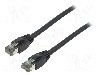 Cablu patch cord, Cat 8.1, lungime 2m, S/FTP, LOGILINK - CQ8053S