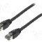 Cablu patch cord, Cat 8.1, lungime 2m, S/FTP, LOGILINK - CQ8053S