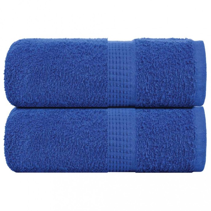 vidaXL Prosoape de baie 2 buc. FROGN Albastru 30x30 cm 100% bumbac