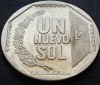 Moneda exotica 1 NUEVO SOL - PERU, anul 2007 * Cod 3377, America Centrala si de Sud