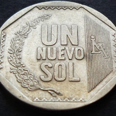 Moneda exotica 1 NUEVO SOL - PERU, anul 2007 * Cod 3377