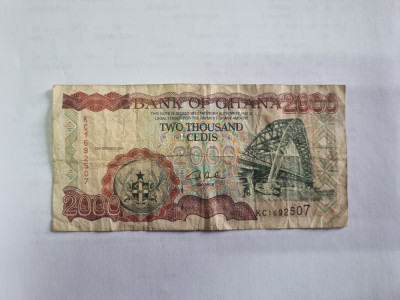 bancnota ghana 2000c 2001 foto