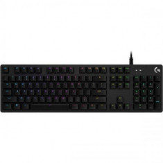 Tastatura Gaming Logitech G512 Carbon GX Blue Tactile Switch RGB LED USB Layout USCarbon Black foto