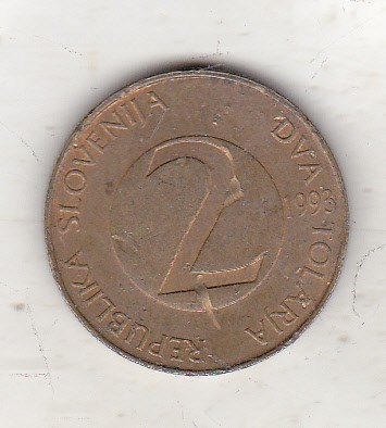bnk mnd Slovenia 2 tolari 1993 foto