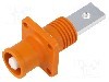 Conector alimentare DC, 1,5kV, 1 pini, seria ES-200A, {{Dimensiune pin}}. DEGSON ELECTRONICS - ESS-200A-50-B/S-OR-90