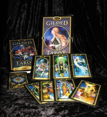 Gilded Tarot-Carti TAROT ed LUX format mare,ORIG/ENG/SIGILAT - LIVRARE IMEDIAT foto