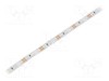 Bandă LED roșie 2835 96 LED/m 8mm IP20 15W 12V WISVA OPTOELECTRONICS