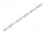 Bandă LED roșie 2835 96 LED/m 8mm IP20 15W 12V WISVA OPTOELECTRONICS