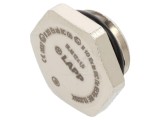 Capac de protecţie M12 IP68 din alamă cu acoperire nichel 16mm